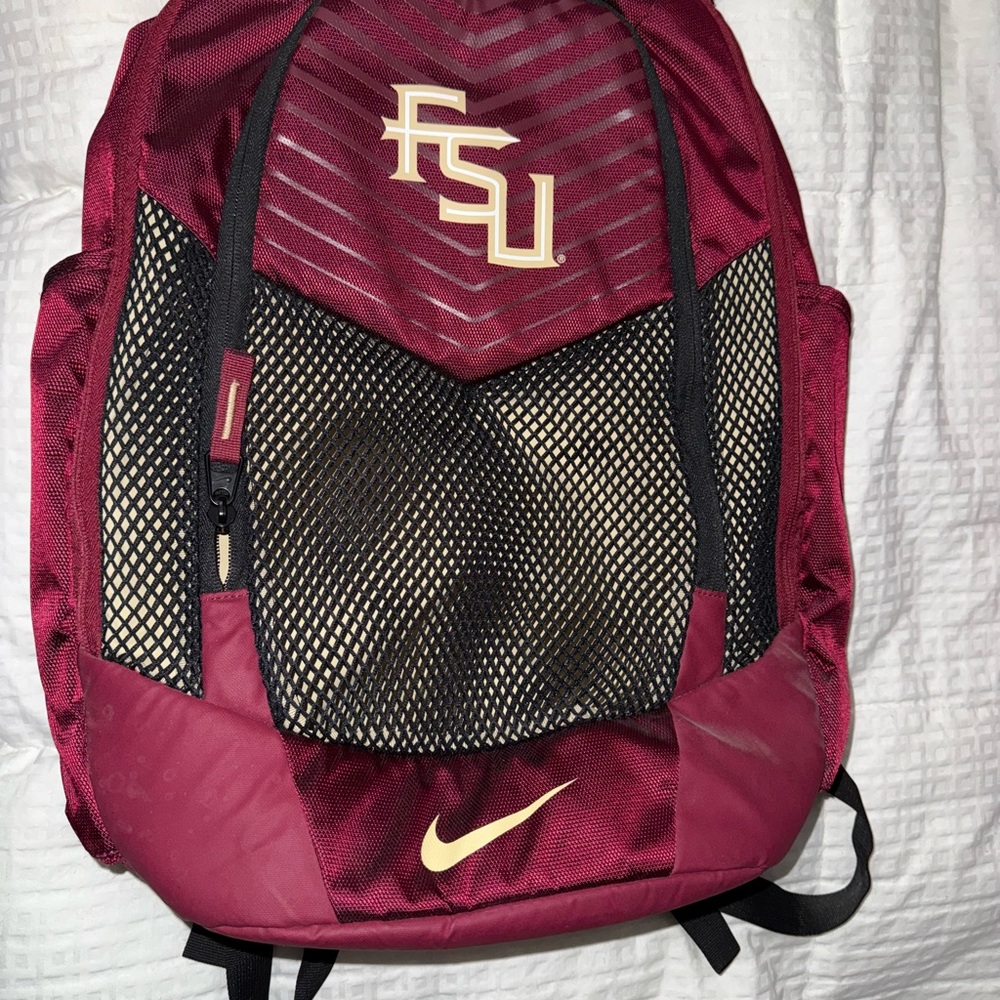 Nike Maroon and Gold Men's Backpack FSU